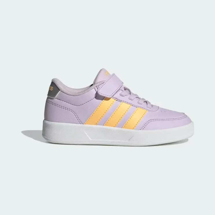 adidas Breaknet 3.0 Shoes Kids “Ice Lavender / Ice Tangerine / Silver Metallic” (KI8684)