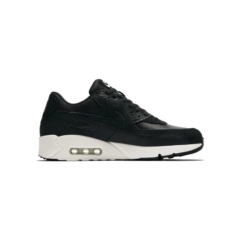 Nike Air Max 90 Ultra 2.0 Leather Black Black/White (924447-001)
