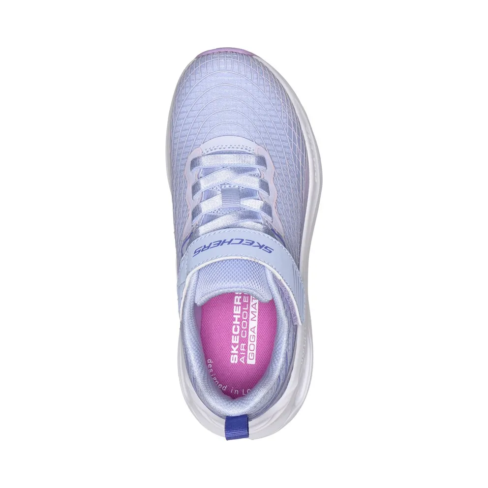 Skechers Max Cushioning Glide-Step – Grid Sprint Sneaker Lavendel