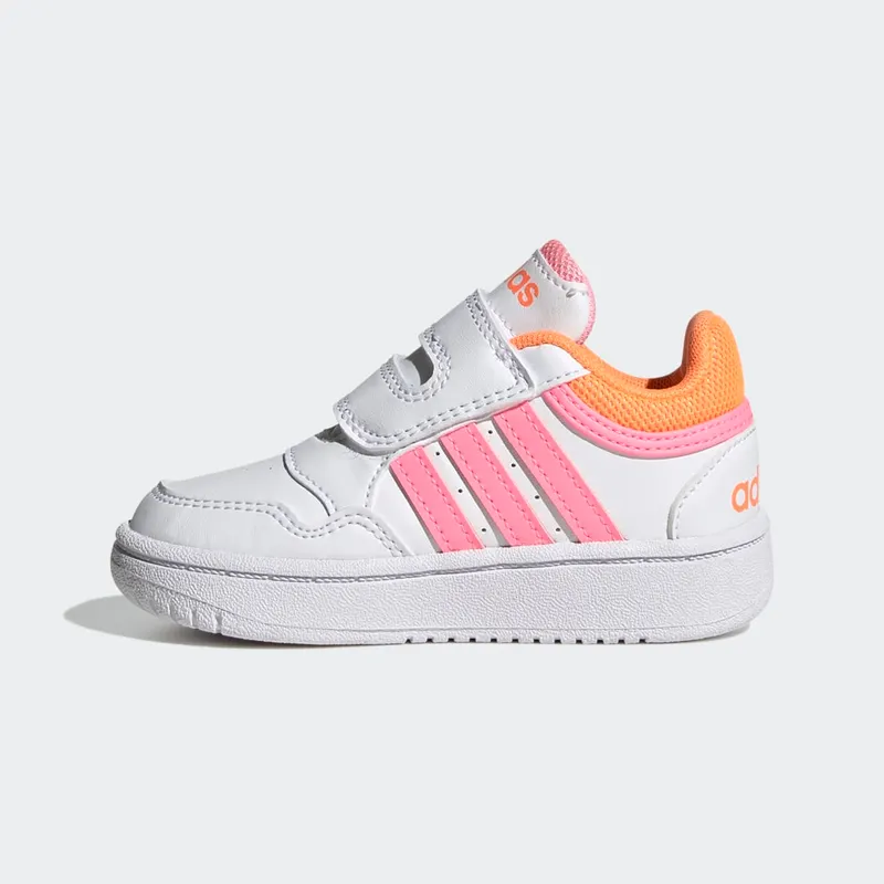Adidas Hoops Cloud White / Beam Pink / Screaming Orange (H03859)