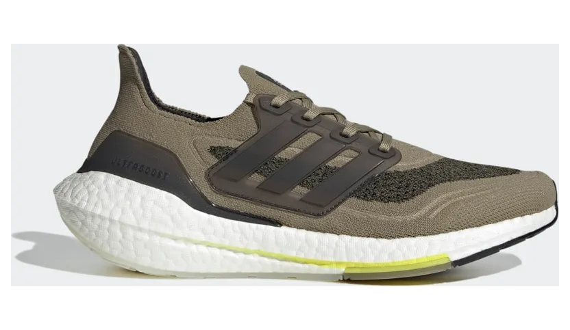 adidas Ultraboost 21 Orbit Green / Core Black / Acid Yellow (S23879)