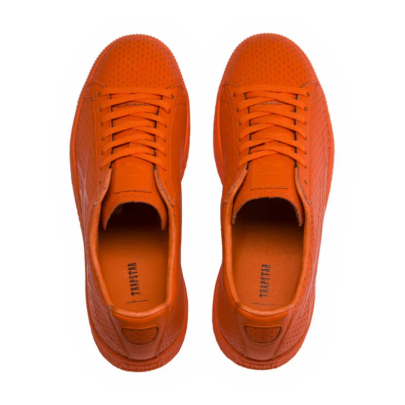 Puma Clyde Perforated Trapstar Golden Poppy Golden Poppy/Golden Poppy (364714-02)