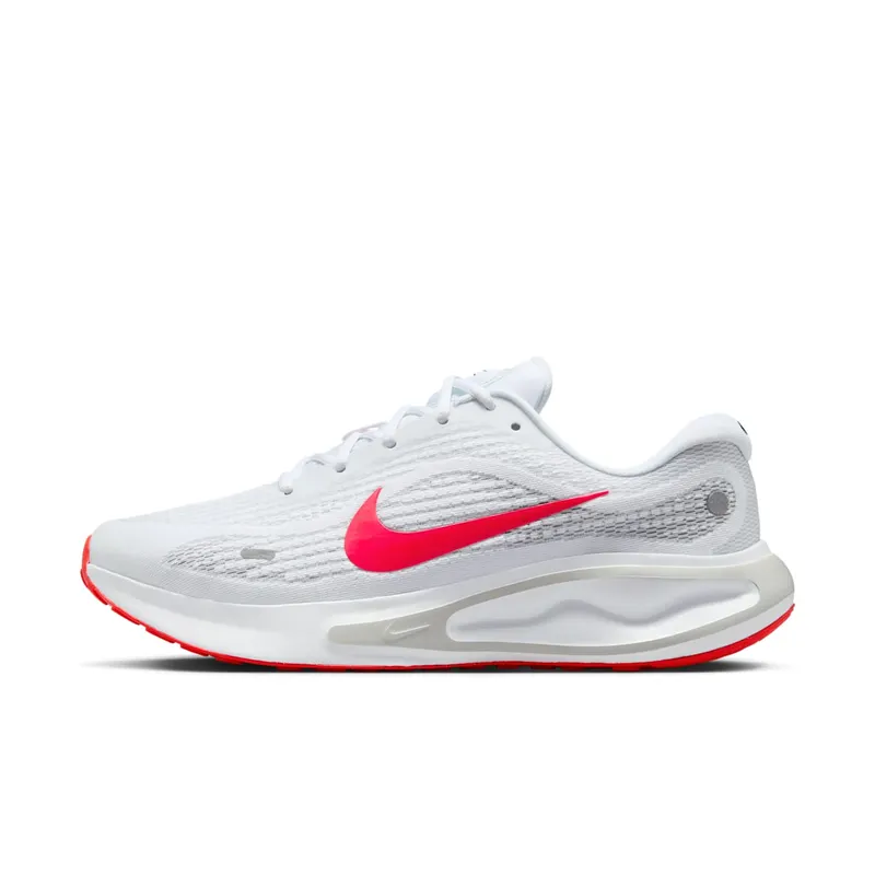 Nike Journey Run White Wolf Grey Pure Platinum Bright Crimson (FN0228-106)