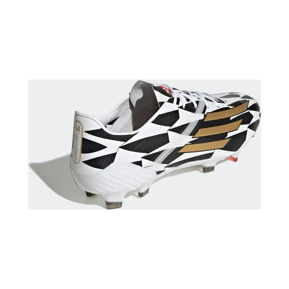 adidas F50 Adizero IV Firm Ground Football Boots Cloud White / Gold Metallic / Scarlet (GX3902)