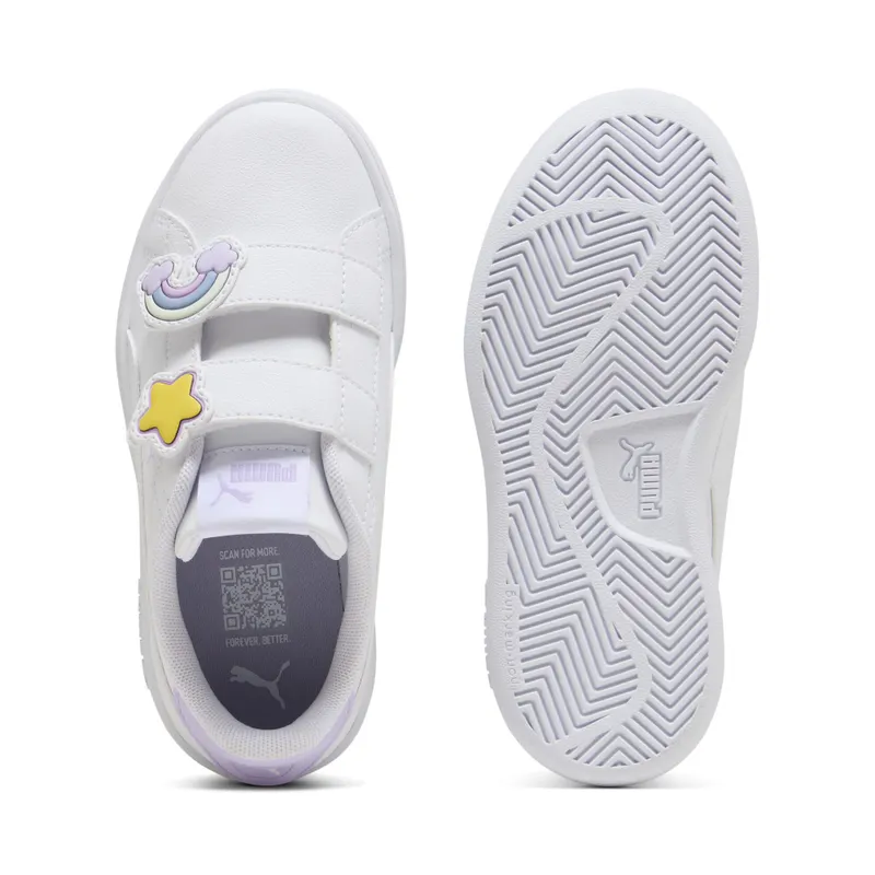Puma Smash 3.0 Badges “Puma White / Light Lavender” (397286_10)