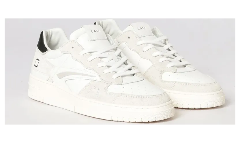 D.A.T.E D. A.T. E. Torneo Pure Basic Leather Sneakers White (M441TPBAWB)