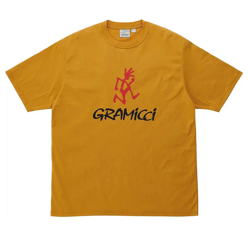 Gramicci – Gramicci Logo Tee – T-Shirt-kurzarm (G4SU-T097-mustard)
