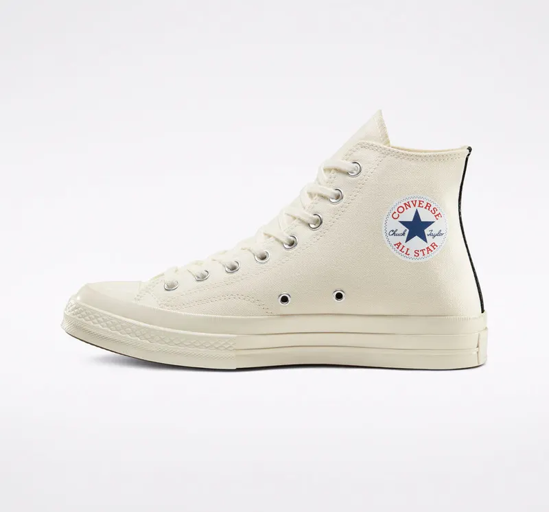 Converse x Comme des Garcons CDG Chuck Taylor High Cream White (150205C)
