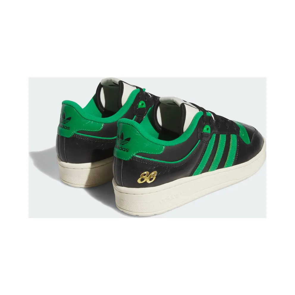 adidas Rivalry 86 Low Core Black / Green / Cream White (IE7160)