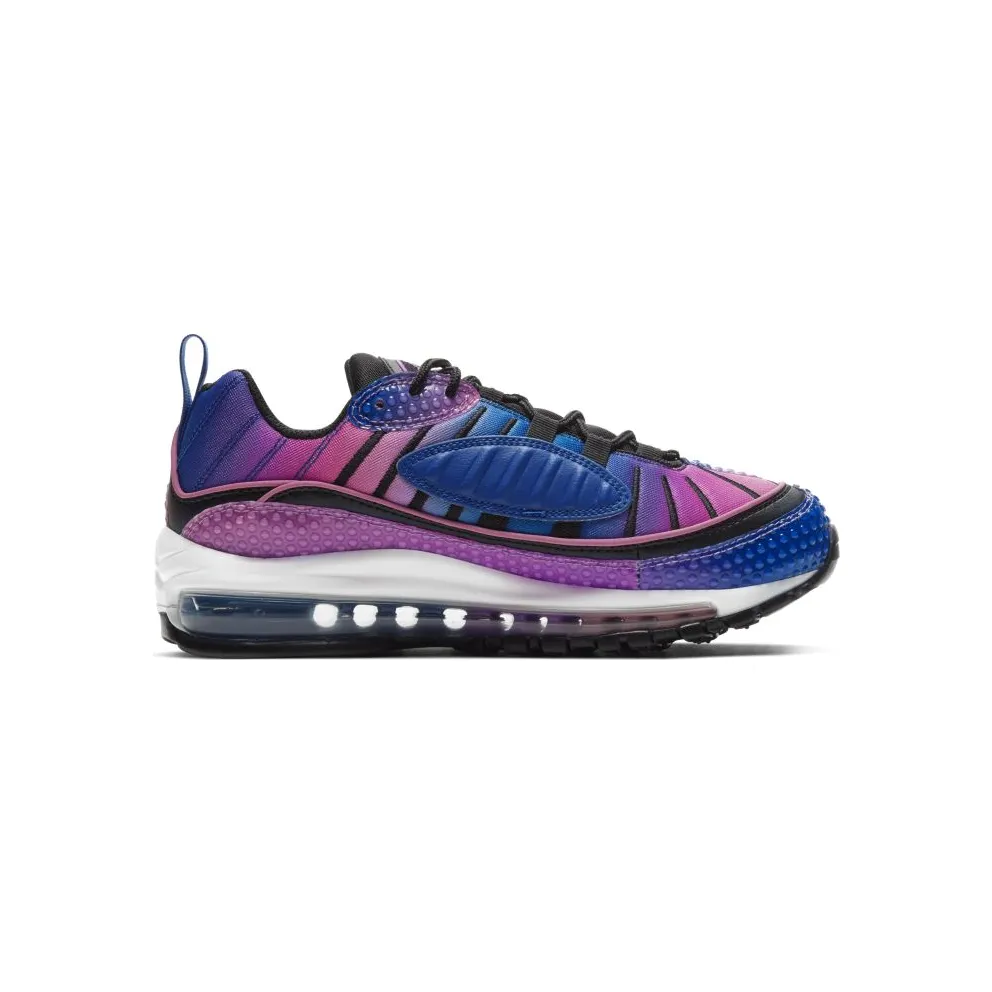 Nike Air Max 98 (W) Bubble Pack Black Hyper Blue/White-Magic Flamingo-Black (CI7379-400)