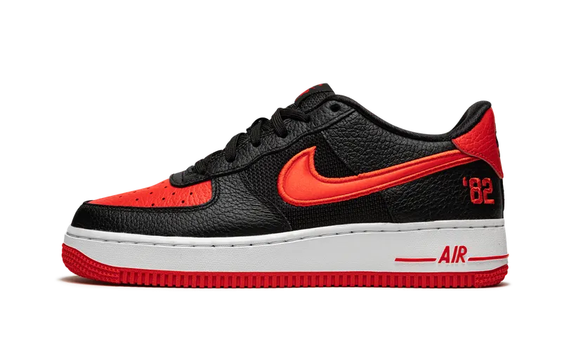 Nike Air Force 1 Low LV8 GS “Black / Chile / Racer Blue” (DH0201-001)