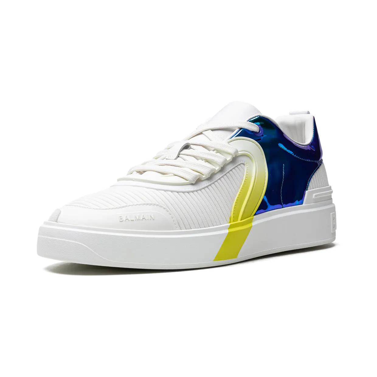 Balmain B Court Trainer Low “Volt Blue” (YM0VI292TMMP) (3)