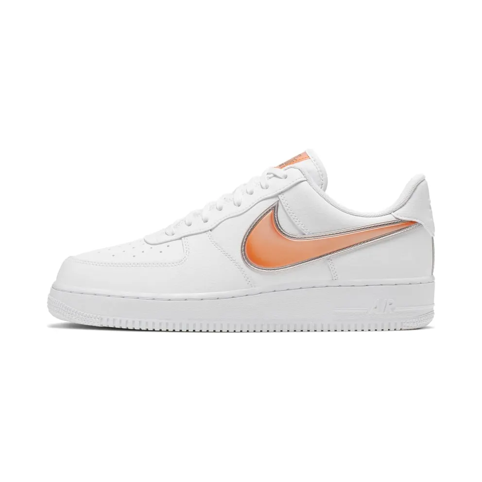 Nike Air Force 1 Low Oversized Swoosh White Orange Peel (AO2441-102)