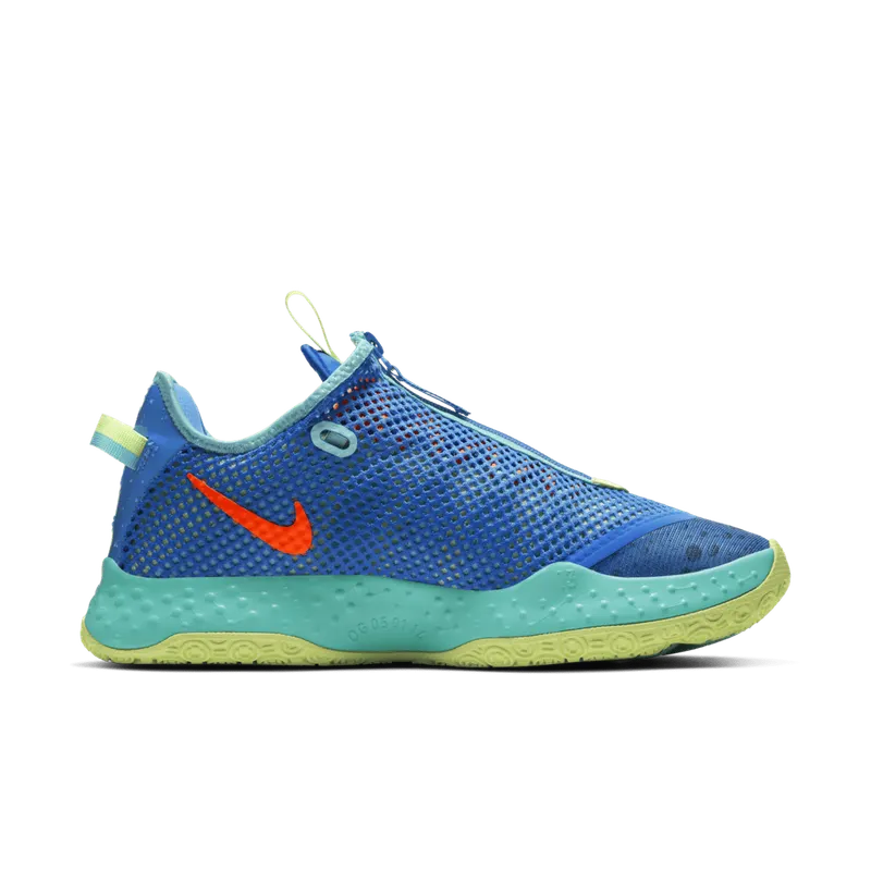 Nike PG 4 Gatorade 2K Gamer Exclusive Blue Lagoon/Barely Volt-Total Orange-Blue Lagoon (CZ6202-400)