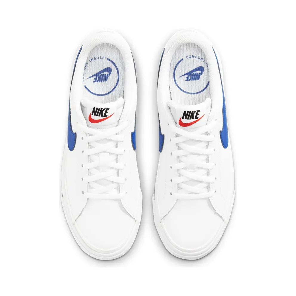Nike Court Legacy White Game Royal (GS) (DA5380-101)
