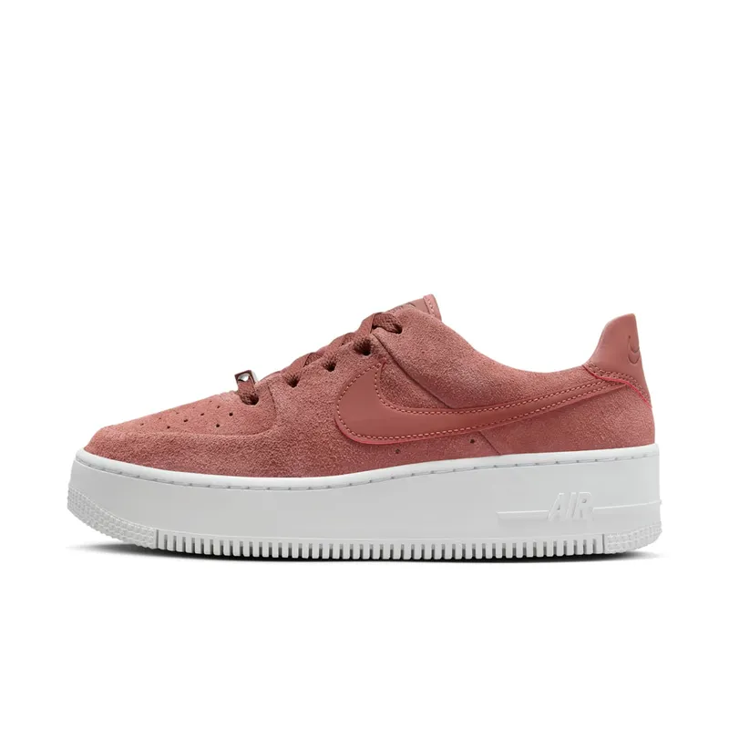 Nike Air Force 1 Low Sage WMNS Dark Pink “Red Sepia / White” (AR5339-204)