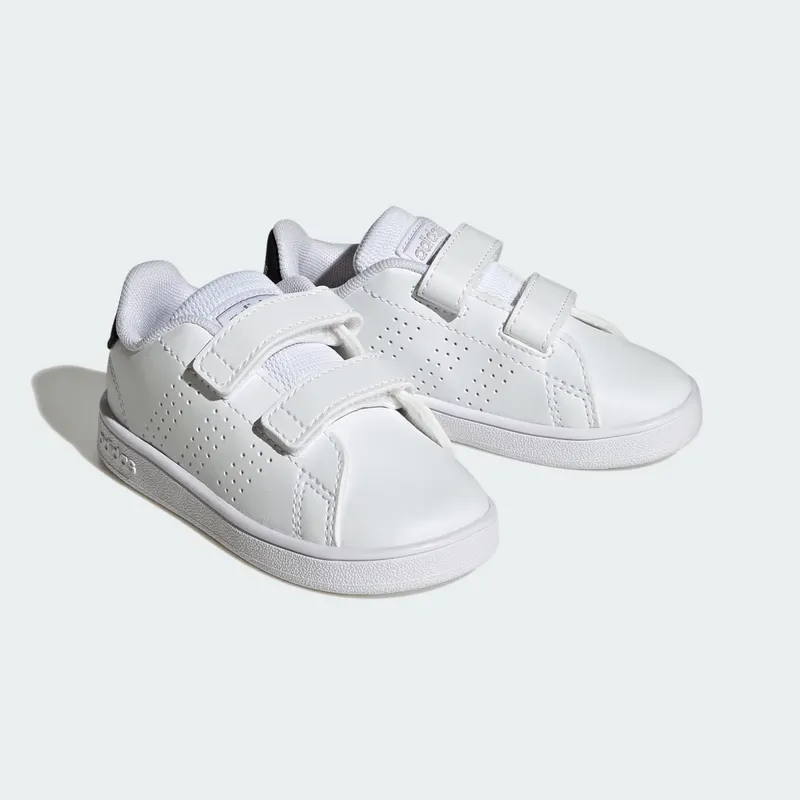 Adidas Advantage Lifestyle Court Two Hook-and-Loop Cloud White / Core Black / Silver Metallic (IG2545)