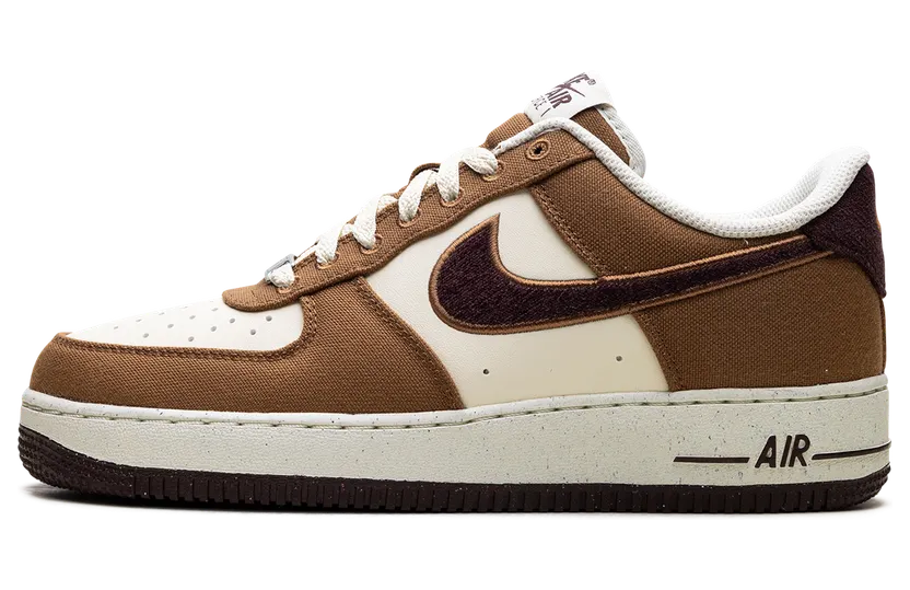 Nike Air Force 1 ’07 LV8 (british tan / burgundy crush) – FQ8713-200