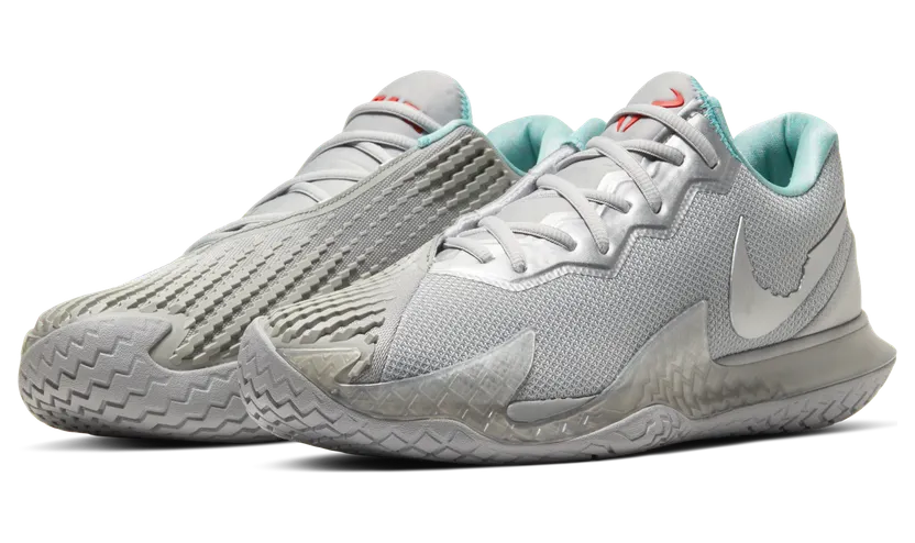 NikeCourt Air Zoom Vapor Cage 4 Hardcourt – Zilver