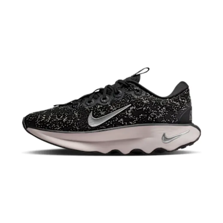 Nike Motiva SE “Black / Silt Red / Metallic Silver” (HV2023-001)