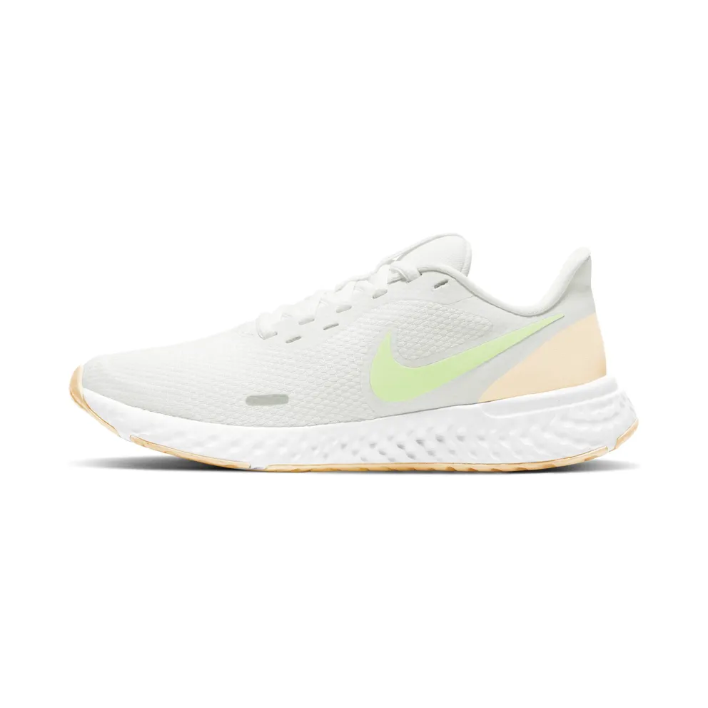 Nike Revolution 5 “Summit White / Guava Ice / Barely Volt” (BQ3207-105)