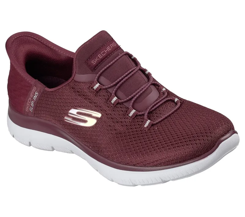 Skechers Slip-ins: Summits – Diamond Dream Sneaker Bordeauxrood