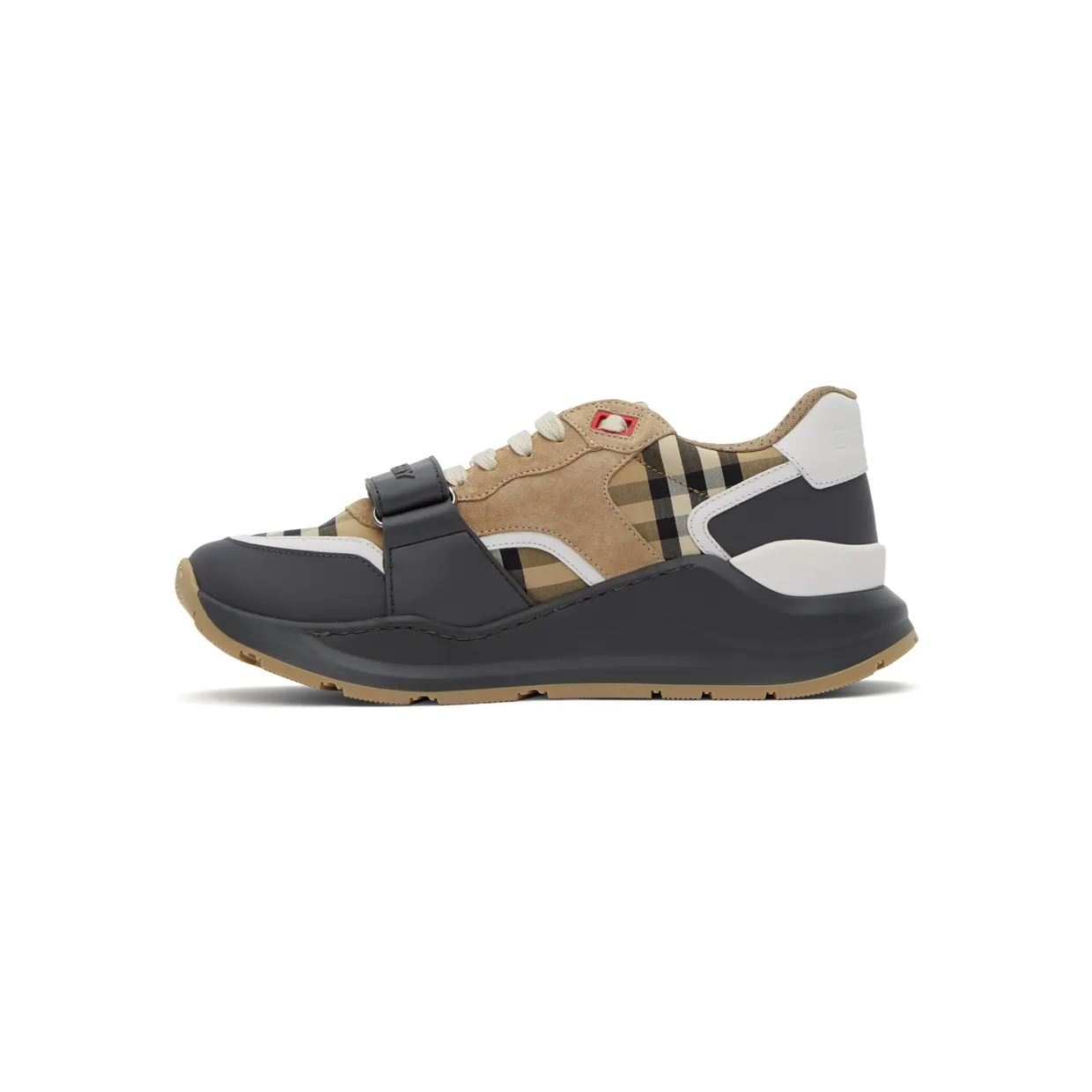 Burberry Beige Check Ramsay Sneakers (8031098) (3)