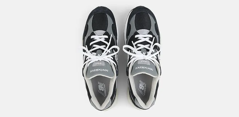 New Balance 992 “Made in USA – Black Grey” (U992BK)