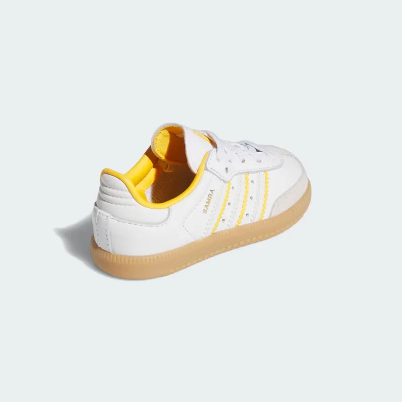 adidas Samba OG Crystal White Cloud White Crew Yellow (IH5642)