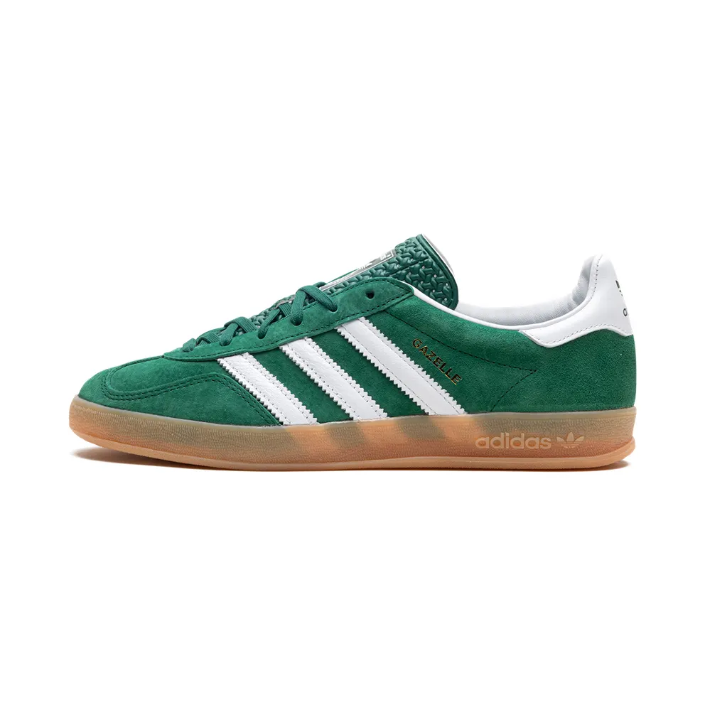 adidas Gazelle Indoor Low Trainers Collegiate Green / Cloud White / Gum (IG1596)