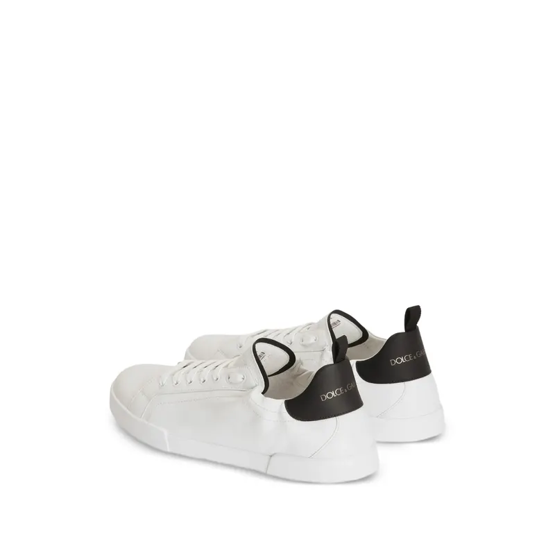 Dolce & Gabbana Portofino Calfskin “White/Black” (CS2431 A3S87 89697)