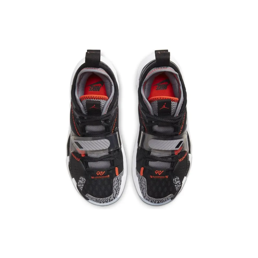 Jordan Why Not Zer0.3’Black Cement’ GS Black/Bright Crimson/Cement Grey/White (CD5804-006)