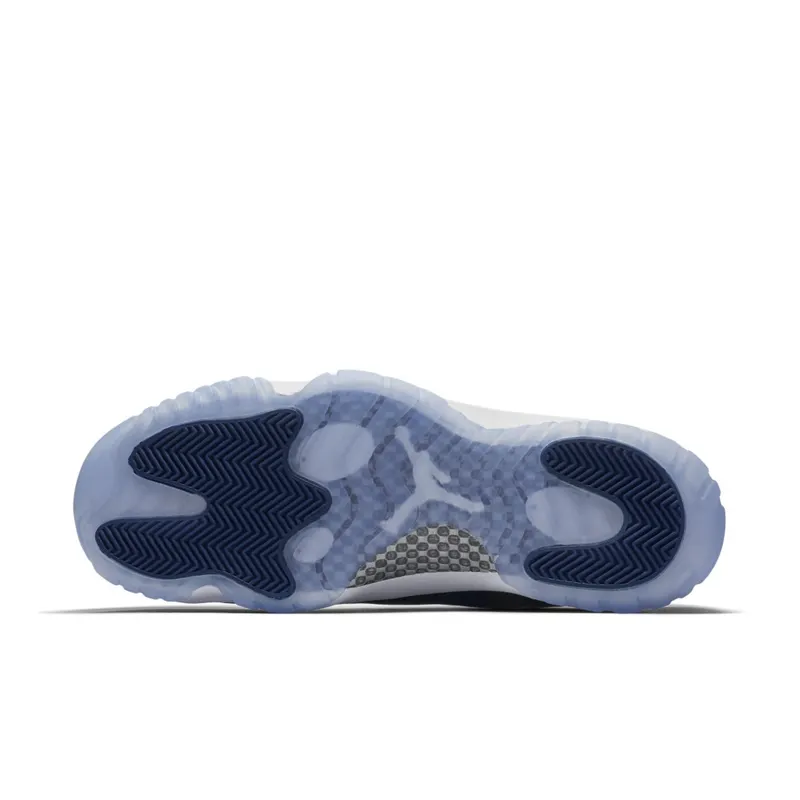 Jordan 11 Retro Low Snake Navy (2019) White/Black-Navy (CD6846-102)