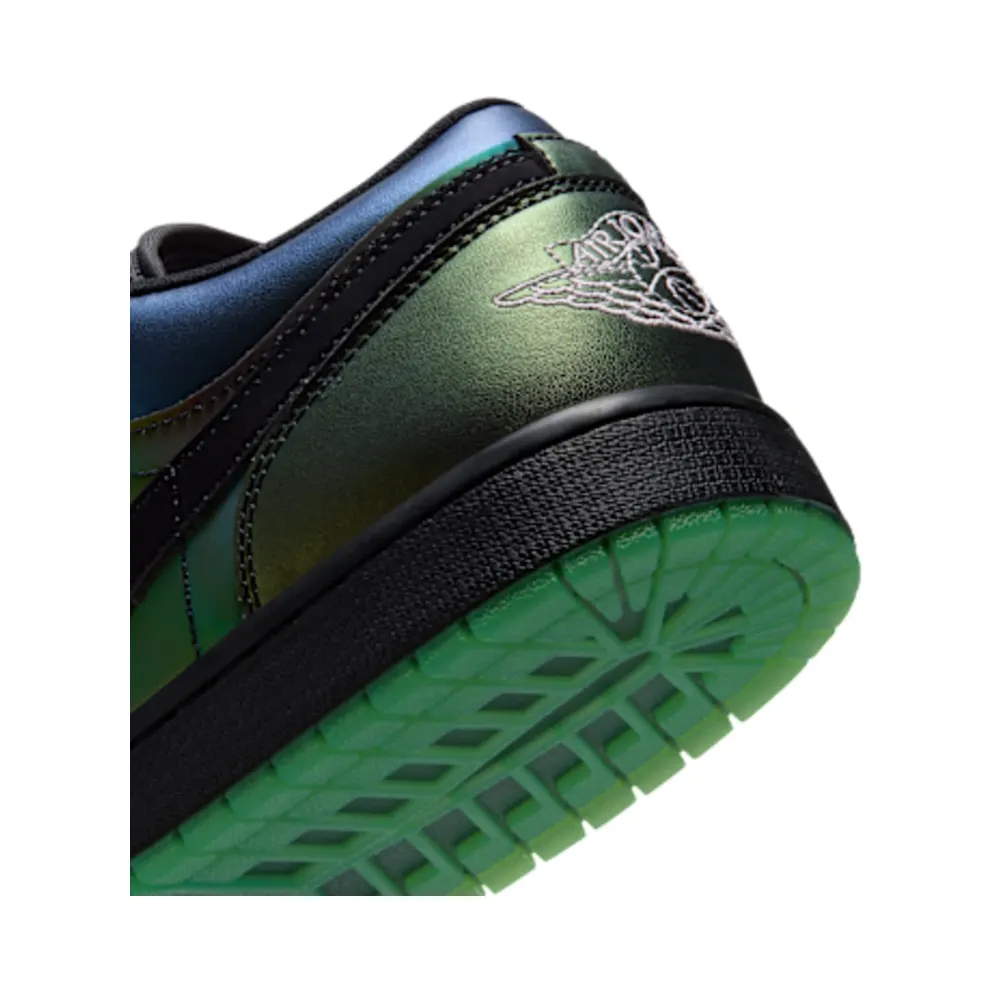 Air Jordan 1 Low – Space Jam – “Black / Action Green / Yellow Zest / Metallic Silver” (IX6375-001)