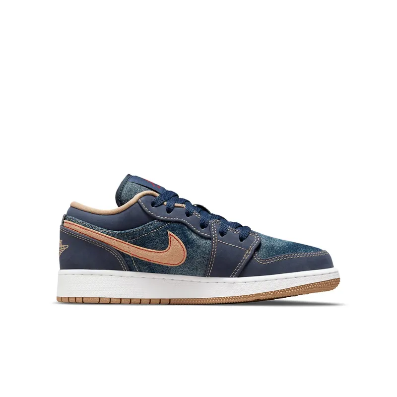 Jordan 1 Low SE Denim (GS) (DM4692-400)