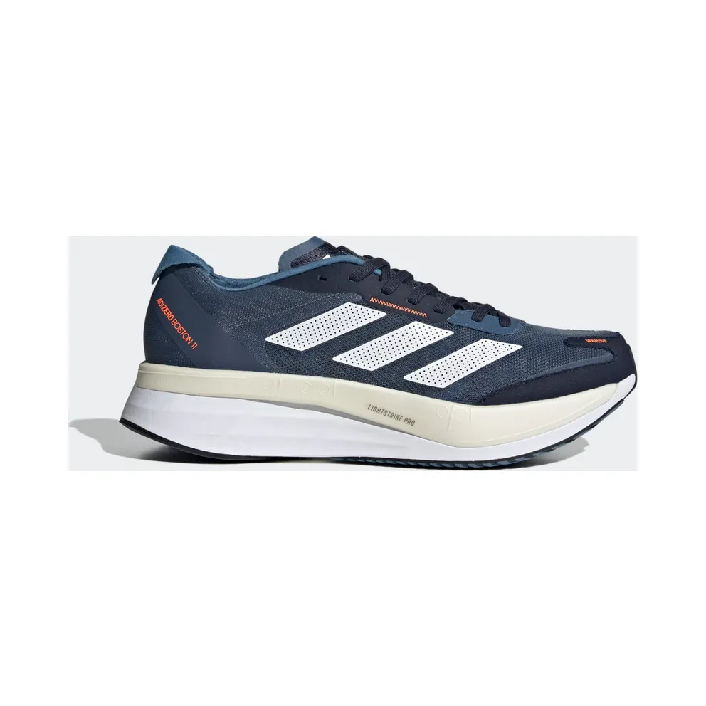 adidas Adizero Boston 11 Wonder Steel / Cloud White / Solar Orange (GX6653)