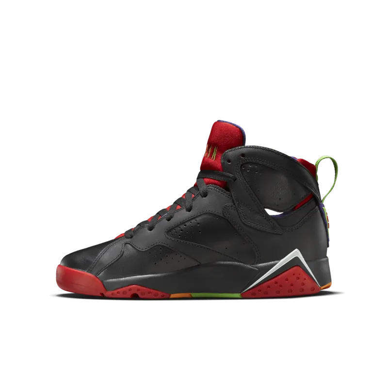 Jordan 7 Retro Marvin the Martian (GS) Black/University Red-Green Pulse-Cool Grey (304774-029)