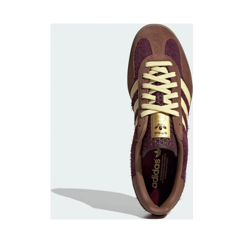Adidas Gazelle Indoor Maroon / Almost Yellow / Preloved Brown (JI0324)