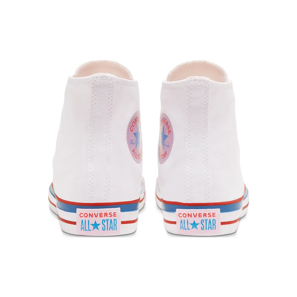 Converse Chuck Taylor All-Star Hi Millie Bobby Brown (W) White/Mandarin Red-Marina (567299C)