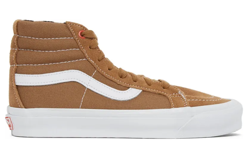 Vans Brown Ray Barbee Edition OG Sk8-Hi LX Sneakers (VN0A4BVB92P)