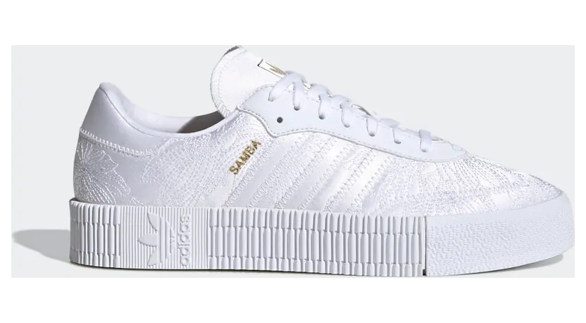 adidas SAMBAROSE Schuh Cloud White / Cloud White / Gold Metallic (EG5158)