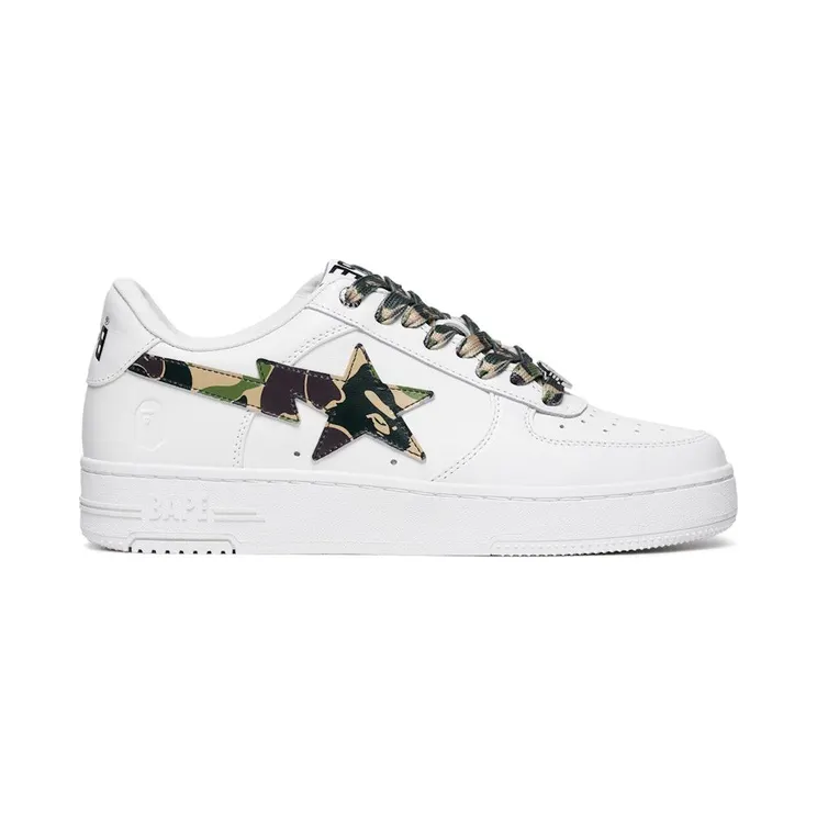 A Bathing Ape Bape Sta Low ABC Camo White Green (2025) (1K70-191-335-GRN)