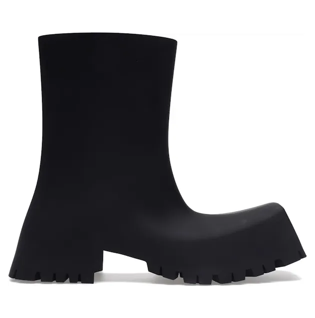 Balenciaga Trooper Rubber Boot Black (680660W0FO81000)