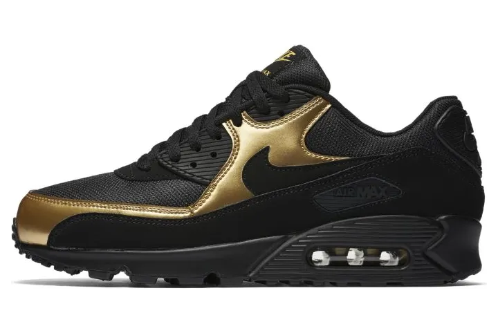 Nike Air Max 90 Ultra Essential Black/Black-Metallic Gold (537384-058)