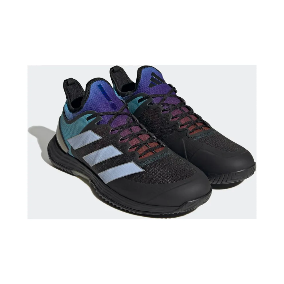 adidas Adizero Ubersonic 4 Tennis Grey Six / Blue Dawn / Core Black (HQ8381)