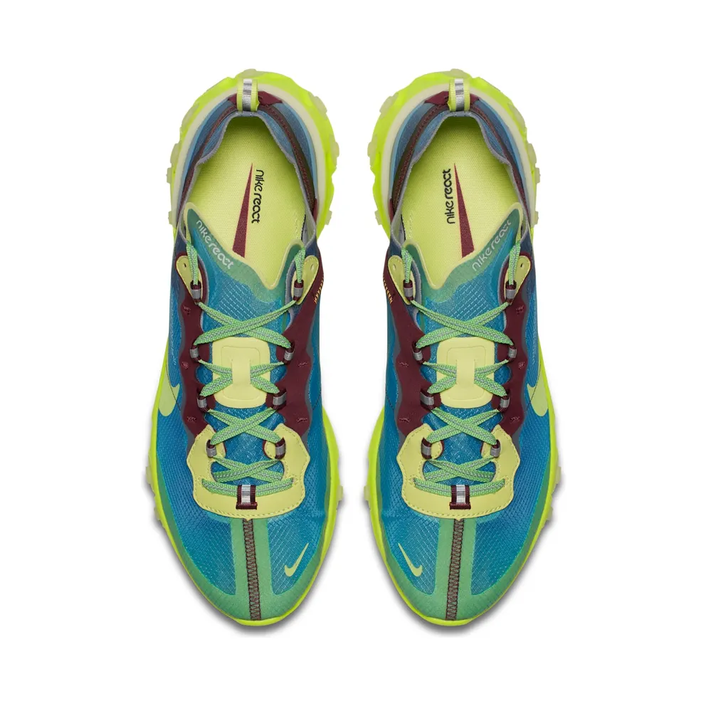 Nike x Undercover React Element 87 Electric Yellow (2018) (BQ2718-400)