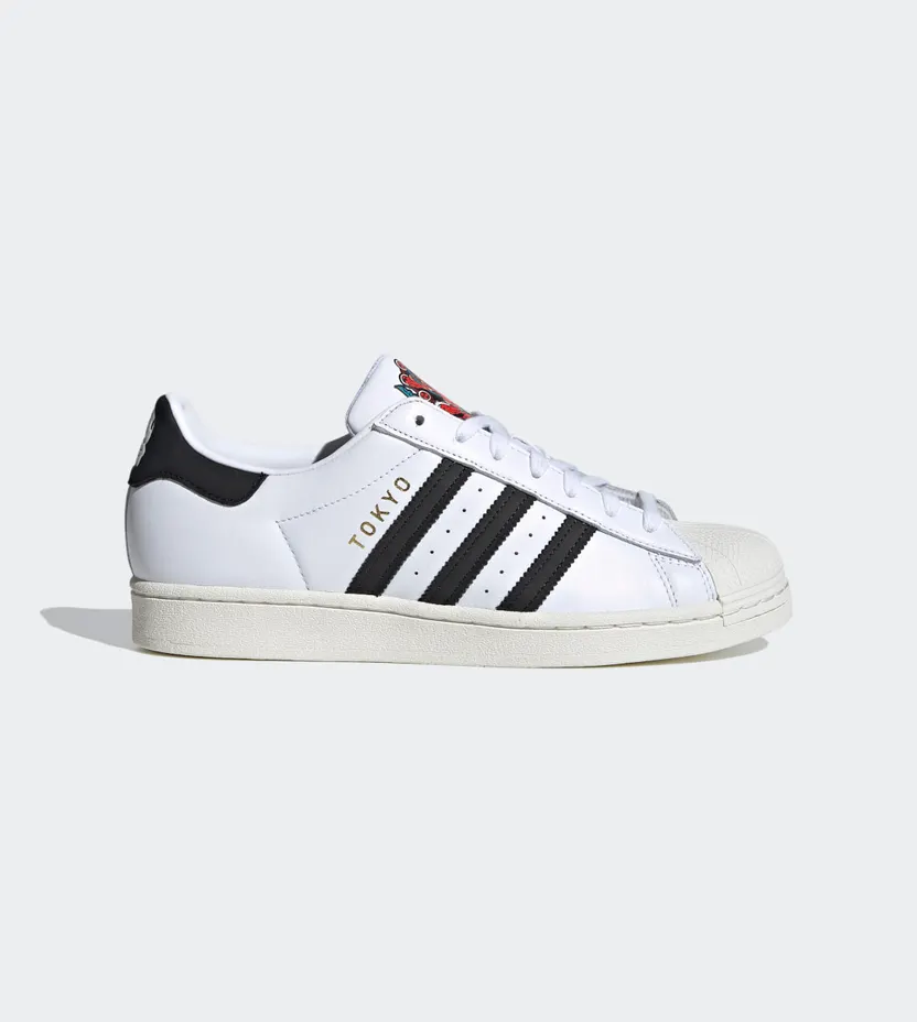 adidas Superstar Cloud White / Core Black / Red (FY6733)