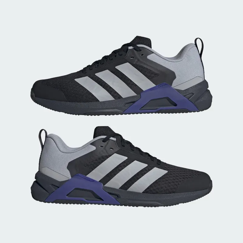 Adidas Dropset Control Training Shoes Core Black / Halo Silver / Pure Purple (KJ9162)