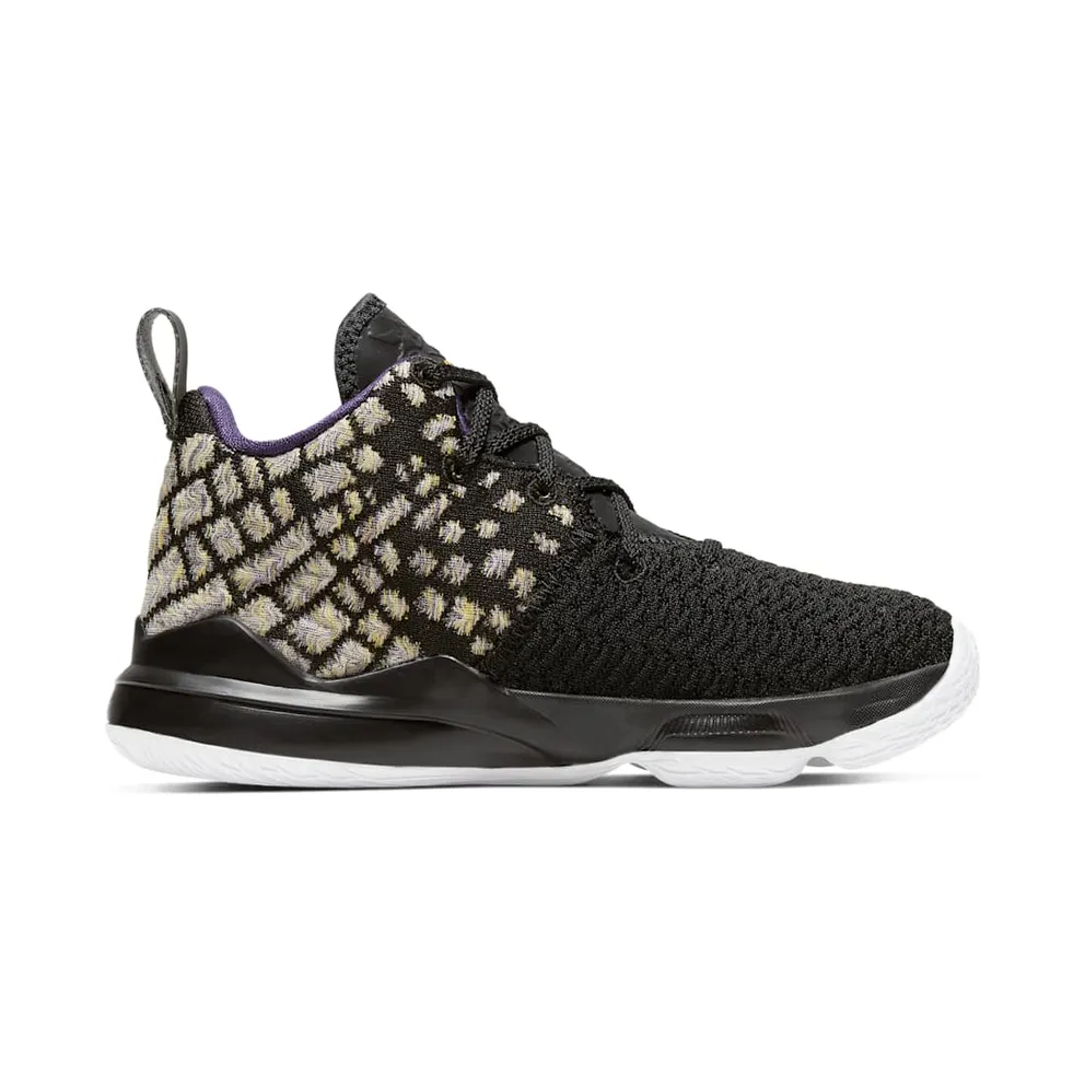 Nike LeBron 17 Lakers (PS) Black/White-Eggplant-Amarillo (BQ5595-004)