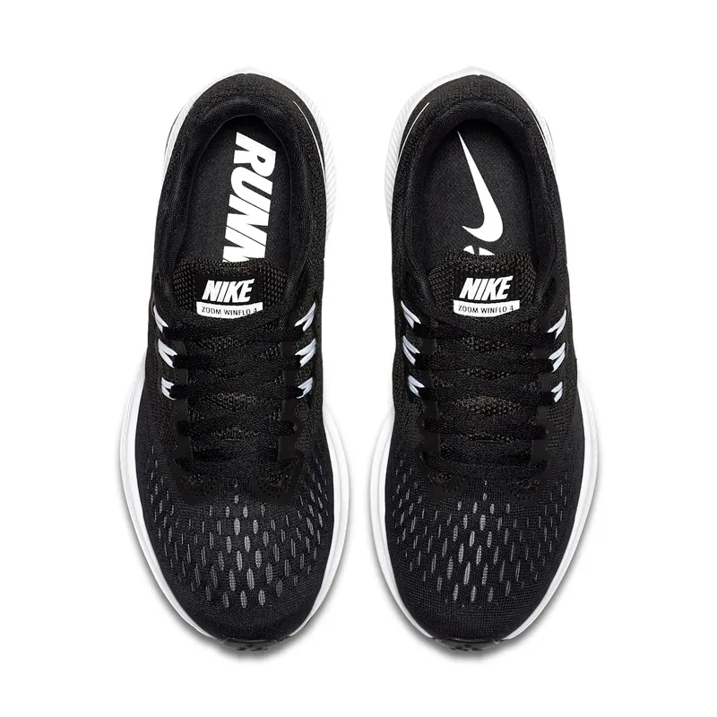 Nike Zoom Winflo IV 4 Black-White-Dark Grey (898485-001)